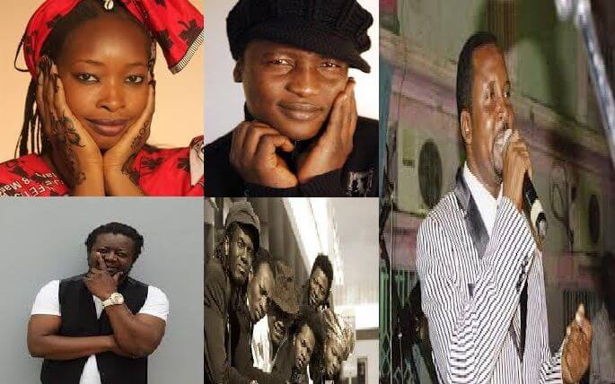 artistes et groupes modernes